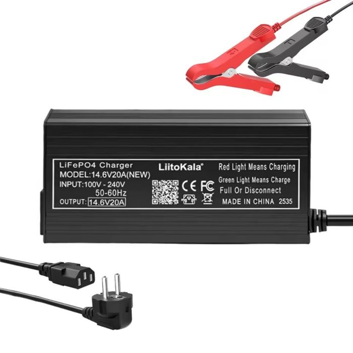 Зарядний пристрій для акумуляторів LiFePO4  14.6V 20A 4S LiitoKala
