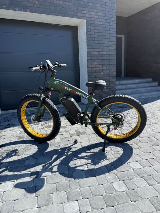 СКЛАД | Електрофетбайк 1000W 48V/13Ah/Запас ходу 70км електровелосипед