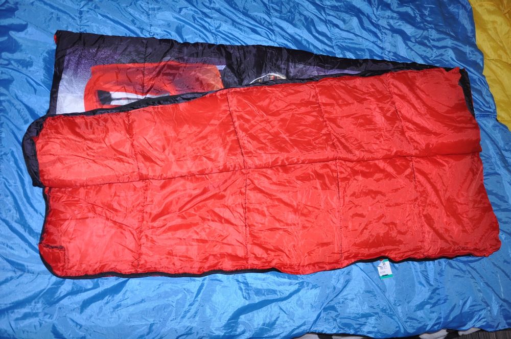 теплий спальник + наматрасник, спальний мішок ковдра  тачка Макквін