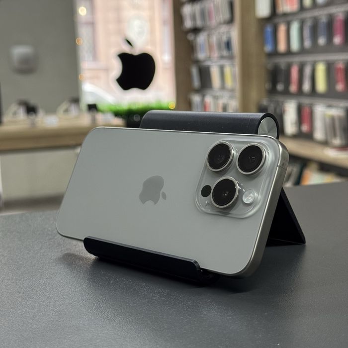 Фізична сім - iPhone 15 Pro Natural Titanium 128 GB Магазин / Гарантія