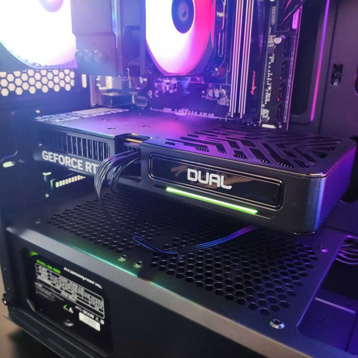 Компютер Новый Ryzen 5 5500, 16GB DDR4, RTX 5060 GDDR7, SSD 512GB NVMe