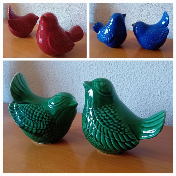 Set pássaros de Cerâmica (novos)