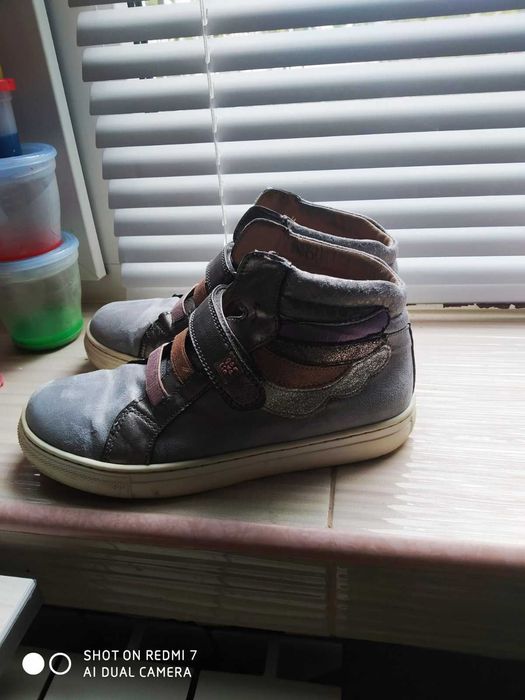 Ботинки детские кожаные Garvalin,33 размера.