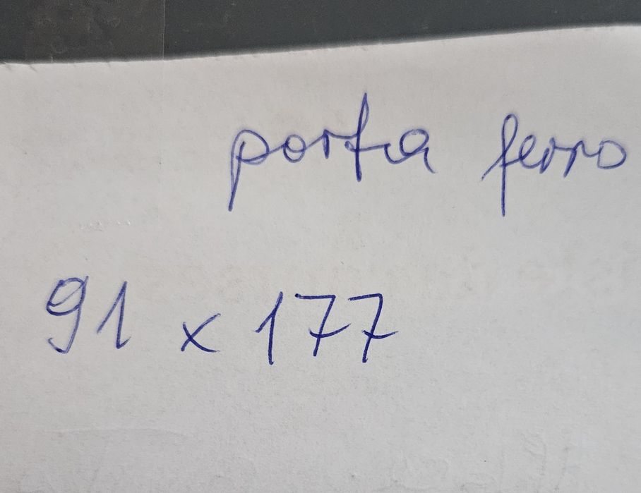 Portao em ferro medidas 0.77 ×1.77