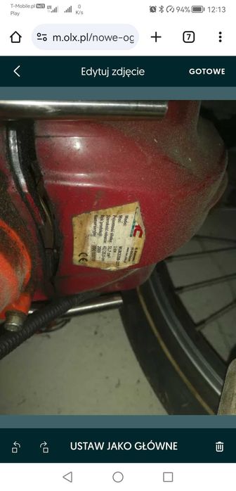 Gaźnik silnik kosa nac podkaszarka spalinowa na części lub w całości