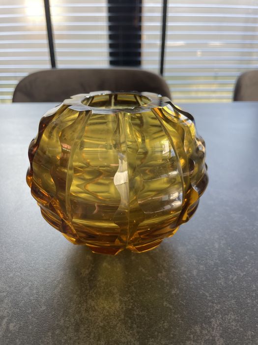 Wazon Huta Niemen Art Deco n. Hortensja Józefina Ćmielów kula