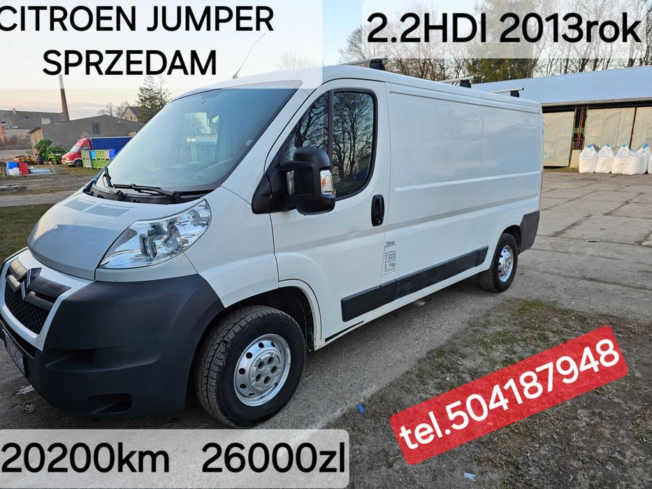 Jumper citroen  2.2hdi  2013rok  202tys