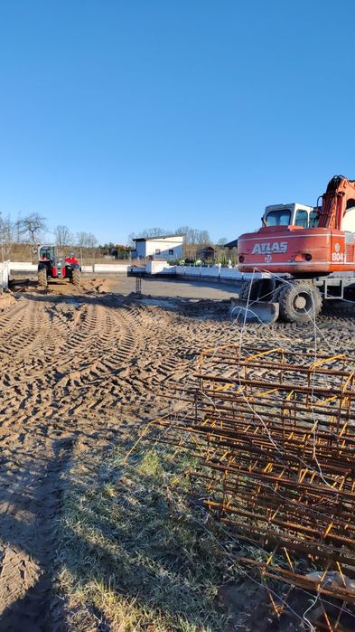 Usługi minikoparką koparką rozbiórki stawy wykopy