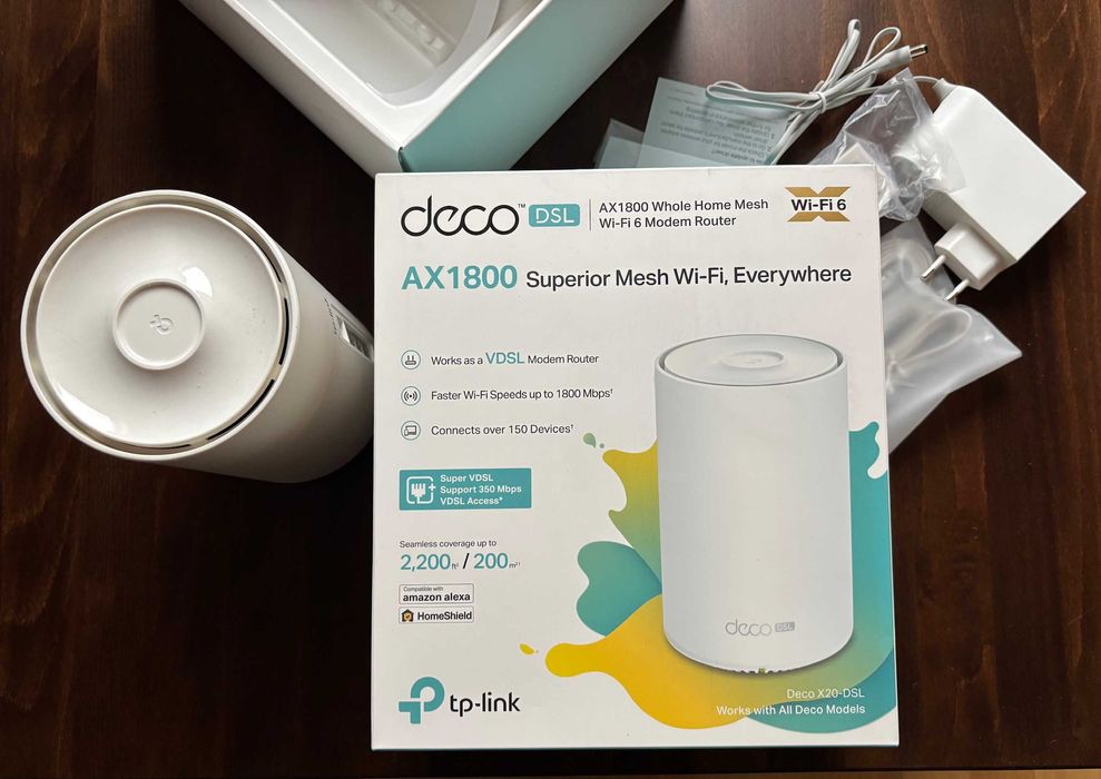modem/router DECO X20-DSL AX1800 DSL WIFI6 2,4/5 Ghz MESH TP-LINK