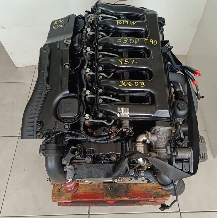 Motor Bmw 330D 231cv E90 M57 306D3 bloco aluminio caixa velocidades 6HP28 024WFC