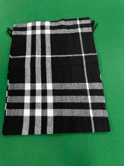 Cachecol Burberry Original Preto 100% Cashmere (Novo)