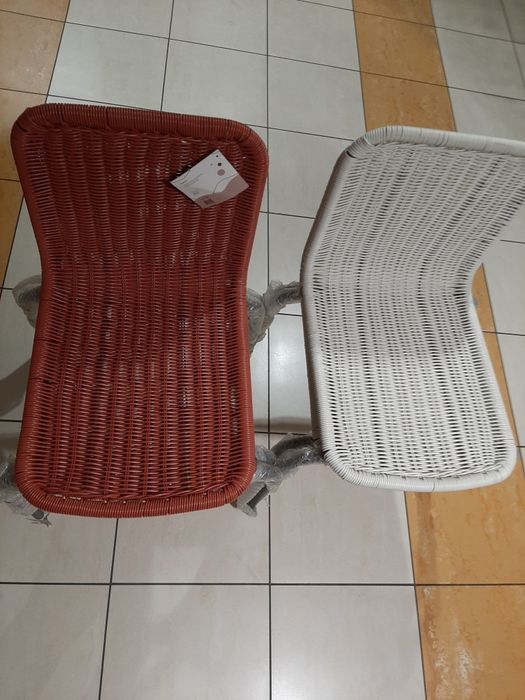 Krzesło pokojowe do domu ogrodu ratanowe nowe