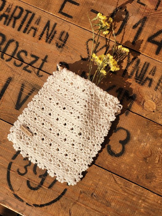 Torebka w stylu boho, robiona ręcznie,  dla dziewczynki, do komunii