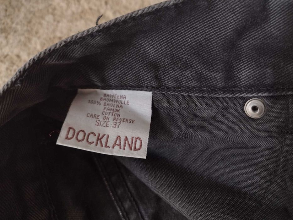 Spodnie jeansowe DOCKLAND męskie r.  L - stan bardzo dobry