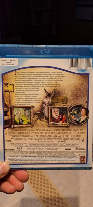 Shrek płyta blu ray
