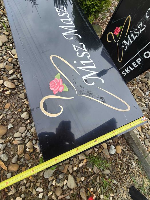 Kaseton reklamowy aluminiowy + podświetlany szyld LED
