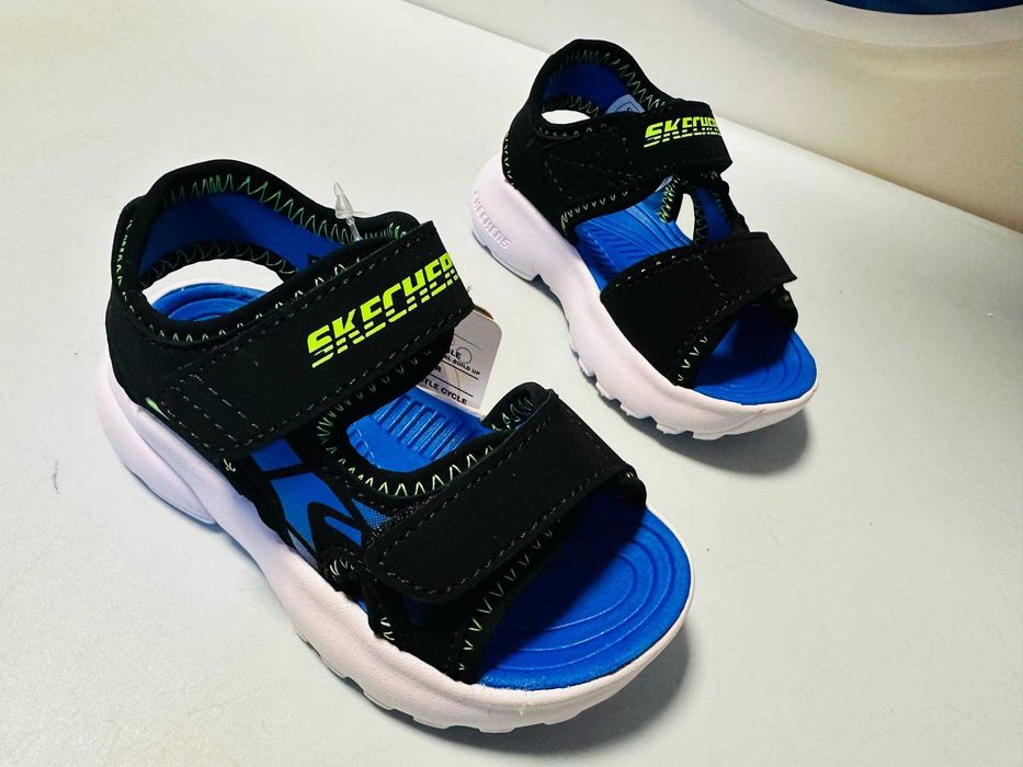 Skechers sandały chłopięce Razor Splash   21 - 26   406513N / BBLM