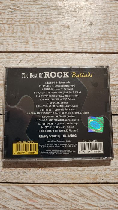 The best of rock ballads. Cd