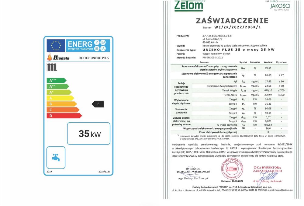 Kocioł 35 kw do 320 m2 Piec na Węgiel i Drewno Dostawa 0zł