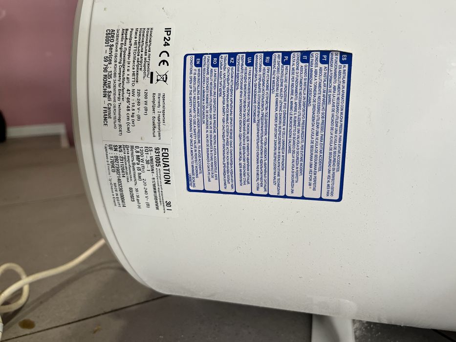 Termoacumulador 30L