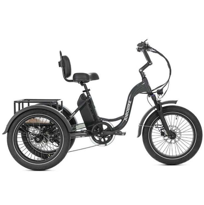 Rower elektryczny trójkołowy Triker, Jobobike - dla seniora, stabilny