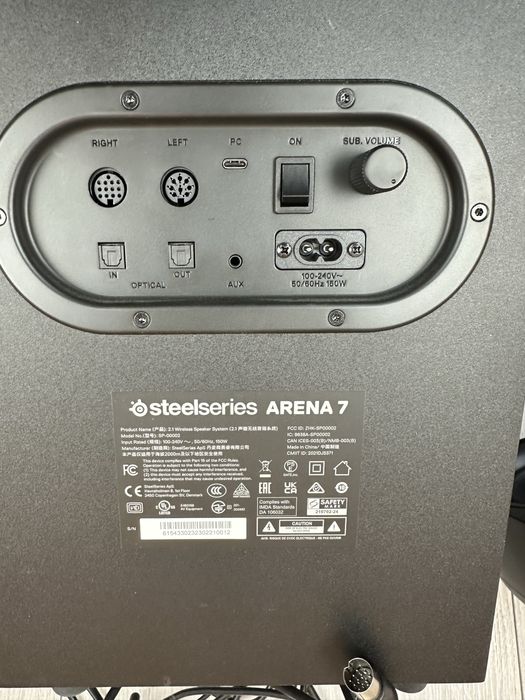 Геймерська стереосистема SteelSeries Arena 7 (bluetooth)