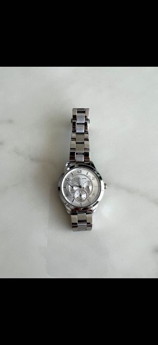 Relógio Watch Michael kors Runway silver prateado caixa elos fatura