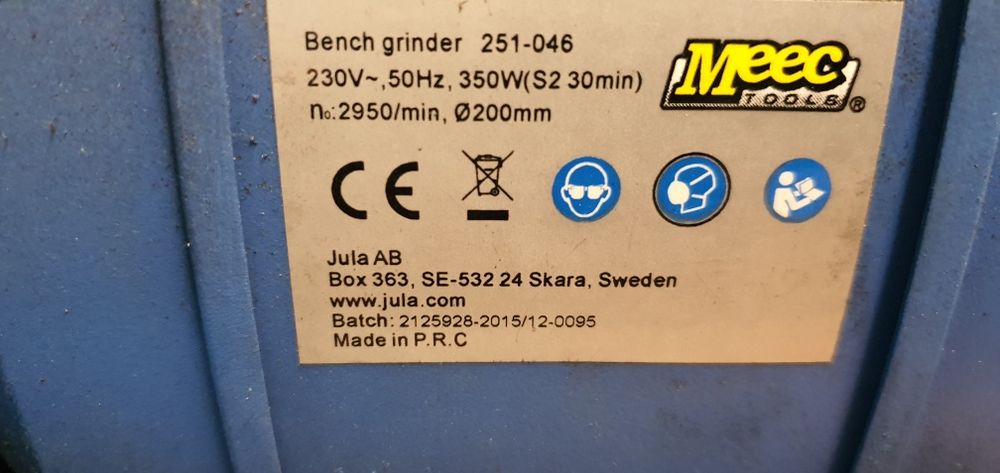 Szlifierka 350watt prawie nowa dwutarczowa