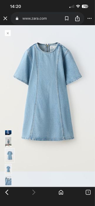 Джинсова сукля ZARA