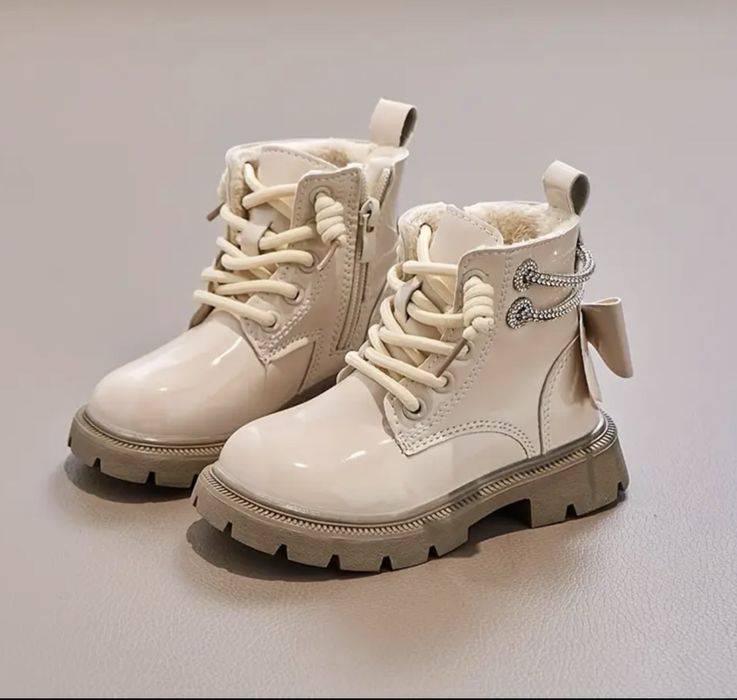 Чобітки на флісі для дівчинки