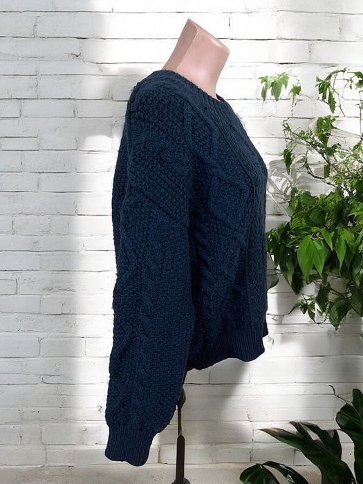 Superdry roz. XL damski granatowy pleciony sweter