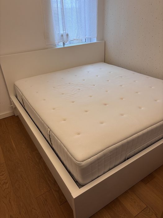 Łóżko Ikea Malm z pojemnikiem 180x200 + materac
