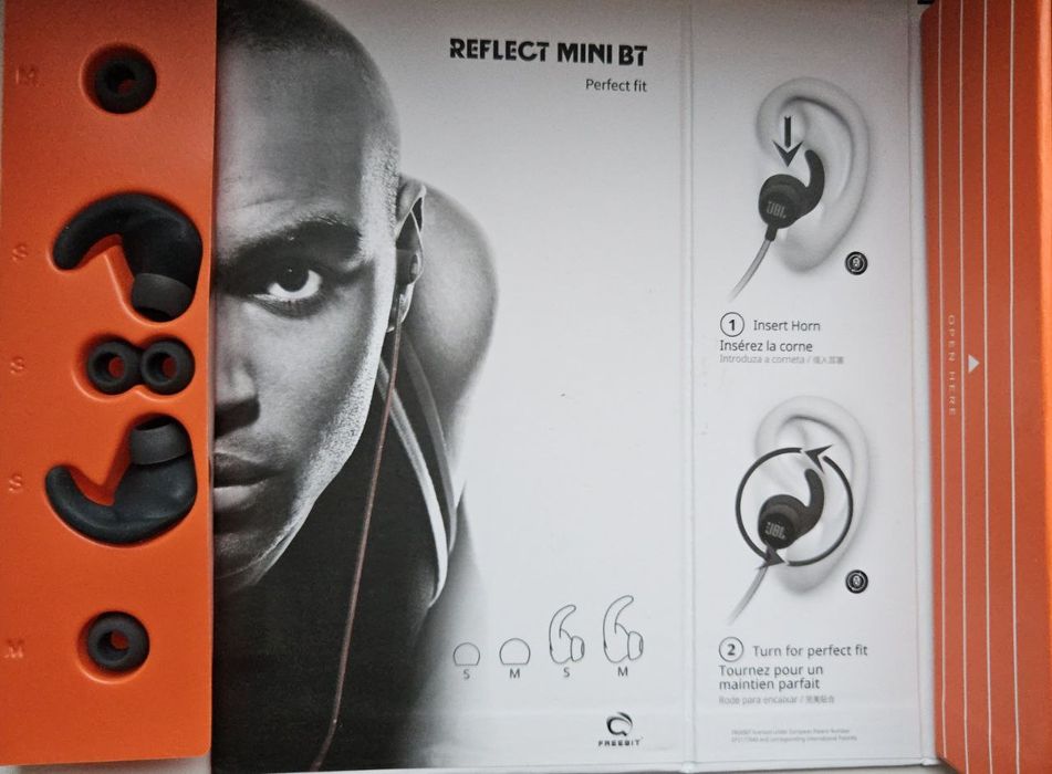 Оригинальные амбашюры на наушники JBL reflect mini  bt