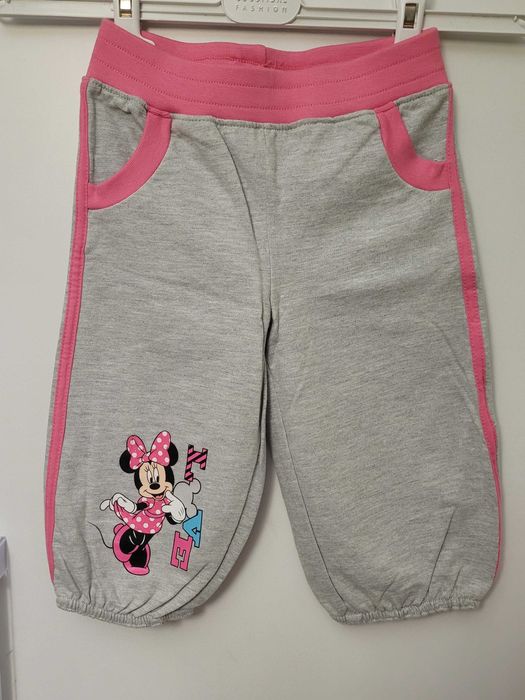 Spodnie dresowe 3/4 Myszka Minnie 104/110