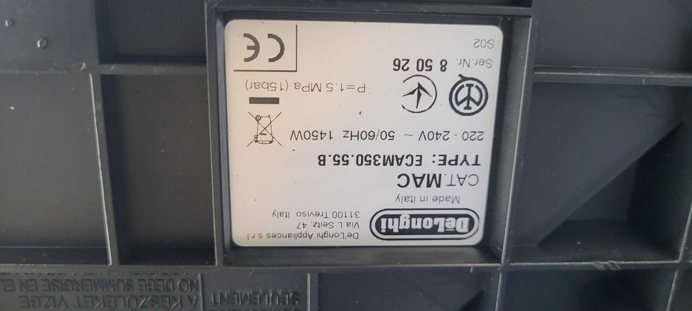 Ekspres do kawy DELONGHI Dinamica,sprswny