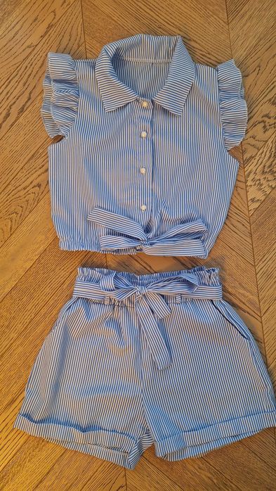 Komplet letni dziewczęcy roz. 128-140