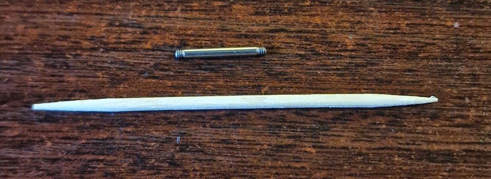 Sztyft labreta 10mm/2mm tytan piercing