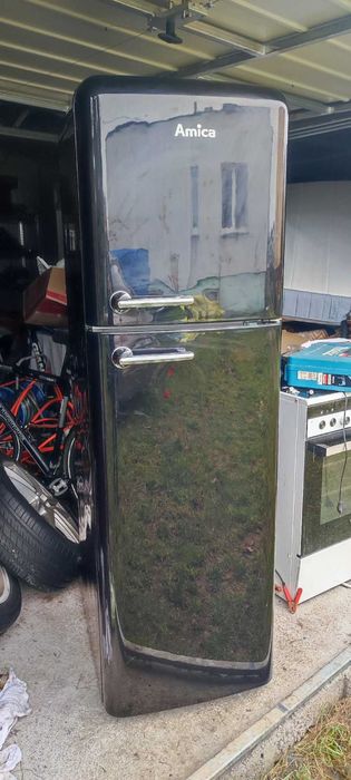 Lodówka Amica Retro Czarna