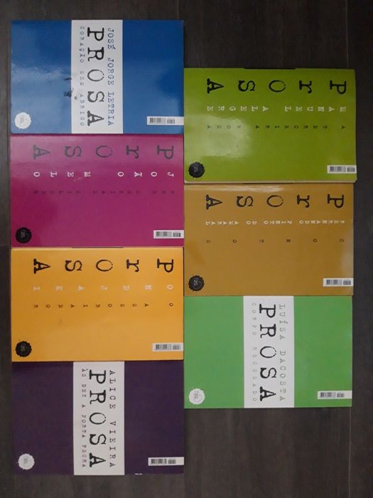 7 livros colecção Frente e Verso