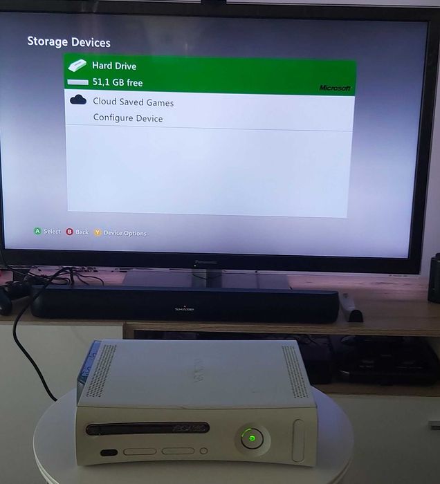 Consola Microsoft Xbox 360 Branca XBOX360 Phat Fat