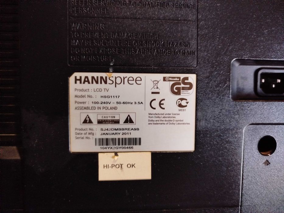 Televisor HANNSPREE LCD TV - HSG1117