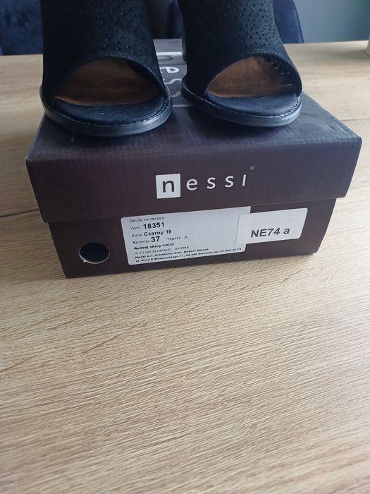 Botki skórzane Nessi r.37