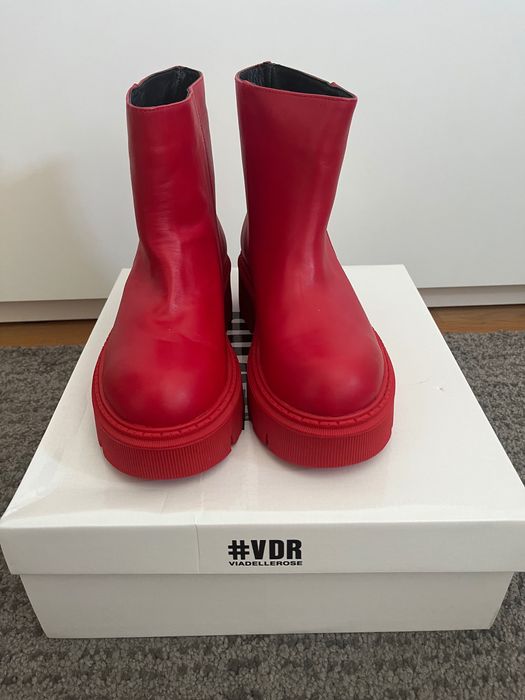 Botas/galochas vermelhas VDR
