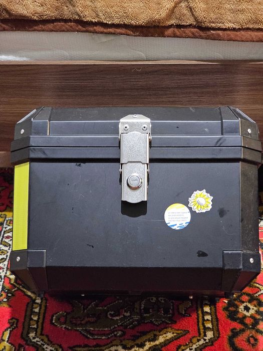 Кофр (багажник) для мотоцикла задній TDGO (45L) 43×38×36 чорний