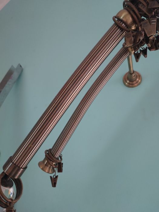 Karnisz gięty podwójny