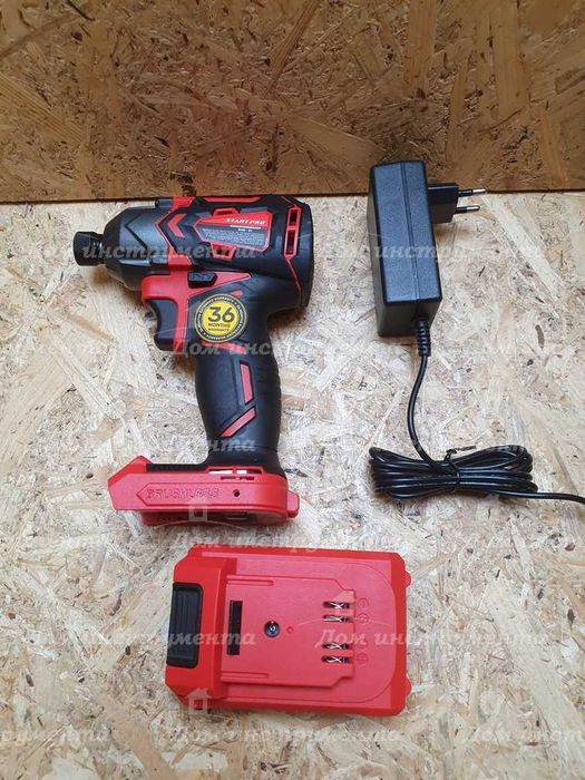 Гвинтоверт акумуляторний ударний START PRO SWB-21 патрон Hex 1/4