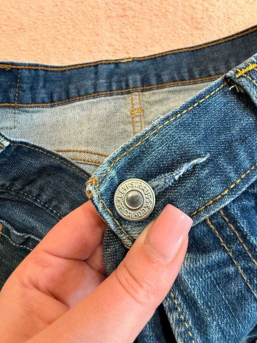 Джинсы Levi’s 501 синие оригинал W36 L36 классика