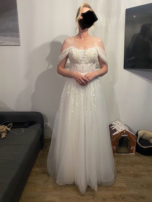 Suknia ślubna na wysoką dziewczynę