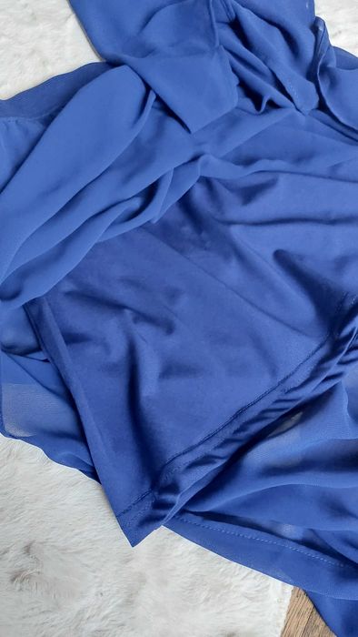 Kobaltowa spódnica maxi H&M