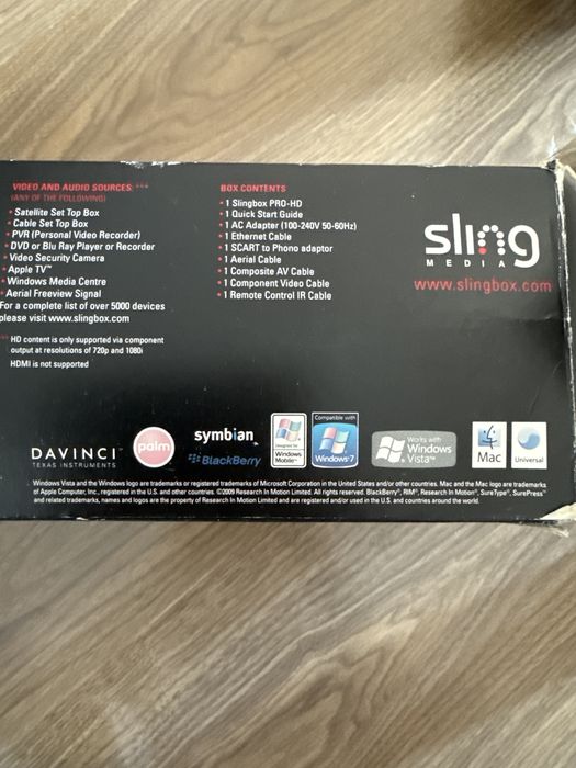 Slingbox Pro-Hd telewizja przez internet